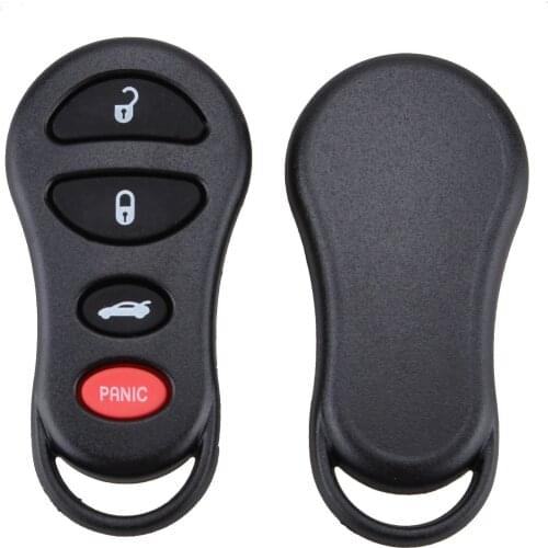 4 Button Remote Car Key Shell Fob Blank Case Replacement For Chrysler Sebring Jeep Liberty Dodge Neon Intrepid Stratus