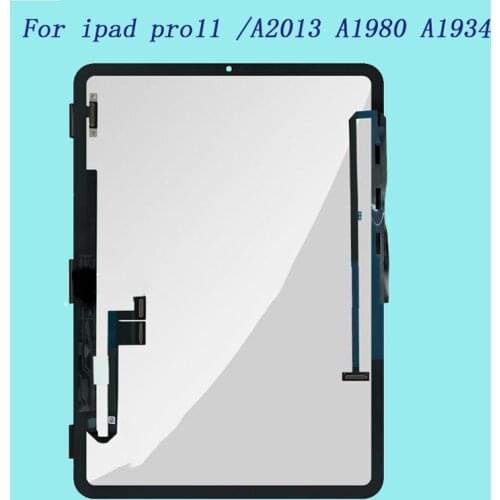 New For Touch Screen iPad Pro11 Digirtizer Sensor Glass Panel A1980 A1934 A1979 Touch screen Replacement