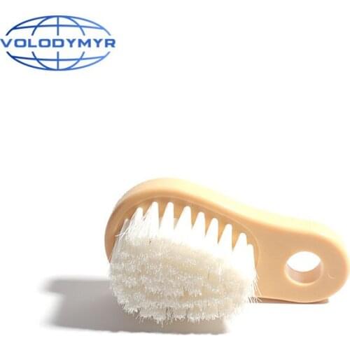 Volodymyr Car Detailing Brush Natural Boar Hair Cleaning Brushes Beige Soft for WheelsDashboard Clean Auto Detail Tools Products