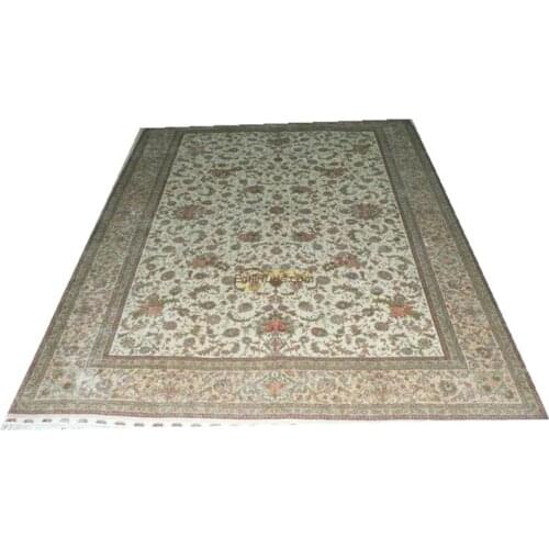 Bedroom carpet Silk Persian Oriental woven Living Room Pattern