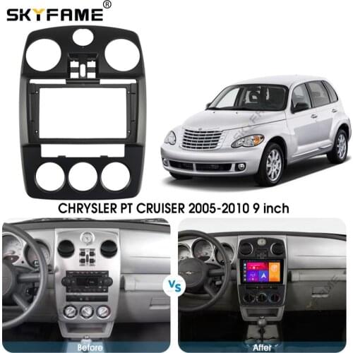 SKYFAME Car Fascia Frame Cable CANBUS For CHRYSLER Grand Voager PACIFICA DODGE CARAVA Dashboard Kit Face Plate Frame Fascia