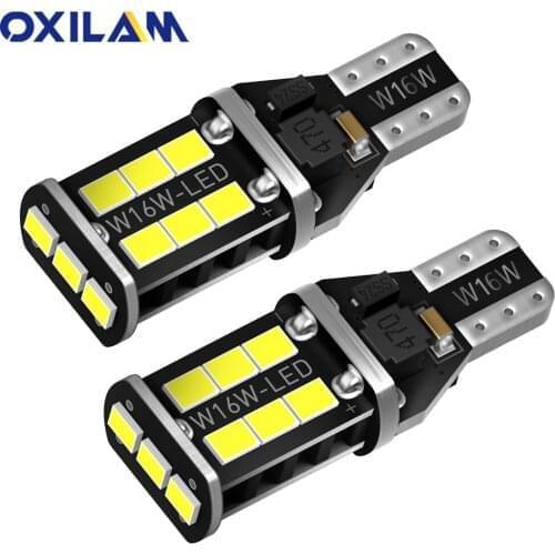 2Pcs T15 W16W Led Bulb Canbus No Error Reverse Backup Light 2835 SMD LED Lights For Toyota Corolla E150 2007 2004 Camry Auris