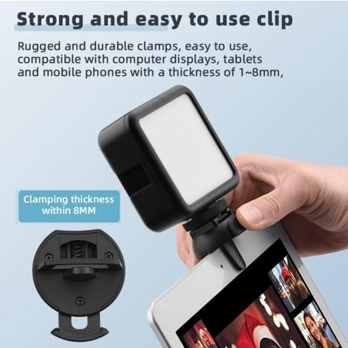 Video Conference Lighting Kit, Light Video Conferencing, Lighting for Remote Working/Video Conferencing with Clip