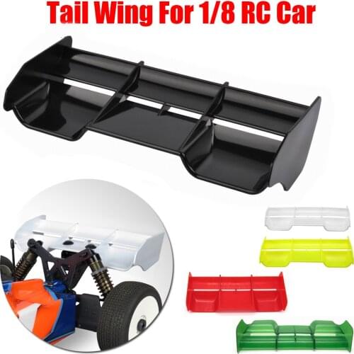 High quality 1:8 Buggy RC Cars RC plastic nylon Tail Wing for 1/8 Scale Nitro Electric Powered Off Road BuggyTruck Remote