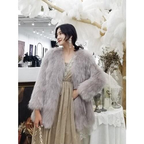 Real Fox Winter Jacket Women Clothes Natural Fur Coats Autumn Korean Long Coat Vintage Manteau Femme Hiver MY1014