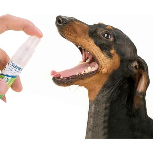 14ML Pet Breath Freshener Spray Dog Teeth Cleaner Fresh Breath Mouthwash Non-toxic Healthy Dental Care