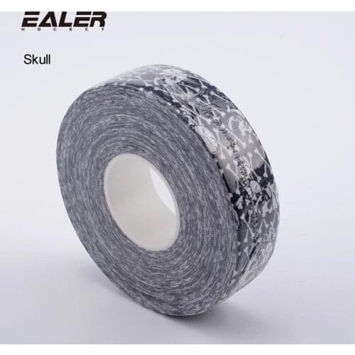 COLDINDOOR 2 Pc Hockey Stick Tape 2.5cm x 25m Multipurpose Colorful Sport Safety Cotton Cloth Enhances Puck Handling Elbow G