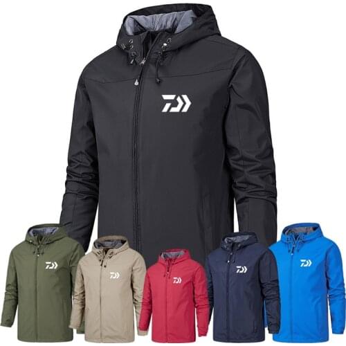 2019 Men Fishing Hoodie Waterproof Fishing Jacket Outdoor Camping Fishing Jacket Outdoor Sports Windproof Jersey Fishing Clothes