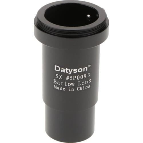5X Magnification Barlow Lens Metal Multi-Coated with M42 Thread for 1.25'' / 31.75mm Telescope Eyepiece Accessory