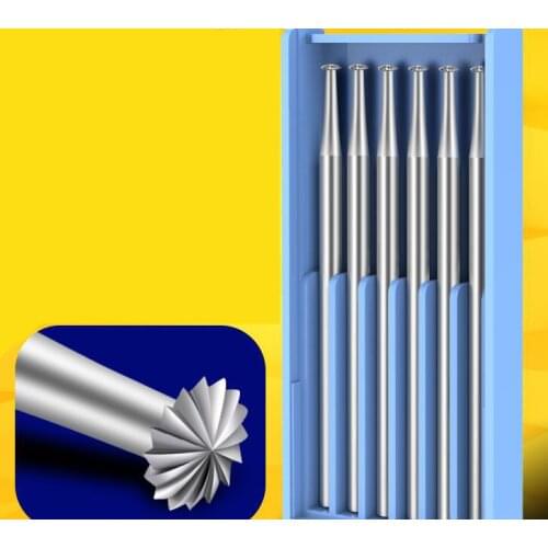 Mini wheel H bur 6PCS Jewelry Setting Burs Diamond Bearing Cutter Stone Set Jewelry Making Tools