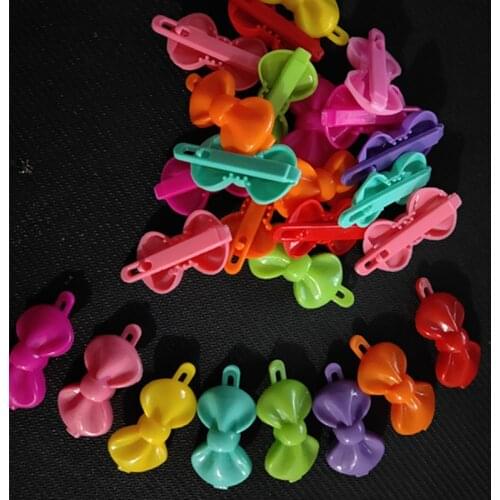 Pet Grooming Accessories Dog Cat Puppy Hair Clips Hair Bowknot Hairpin 100pcs/lot
