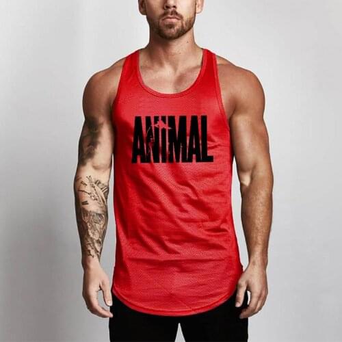 Brand Workout Mesh Mens Tank Top Fitness Fashion Stringer Casual Singlets Sleeveless Gym Bodybuilding Vest Sports Undershirt