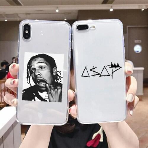 A$ap Asap Rocky Rappper Phone Case For Xiaomi Mi Max Note 3 A2 A3 8 9 9T 10 Lite Pro Ultra transparent art cell cover silicone