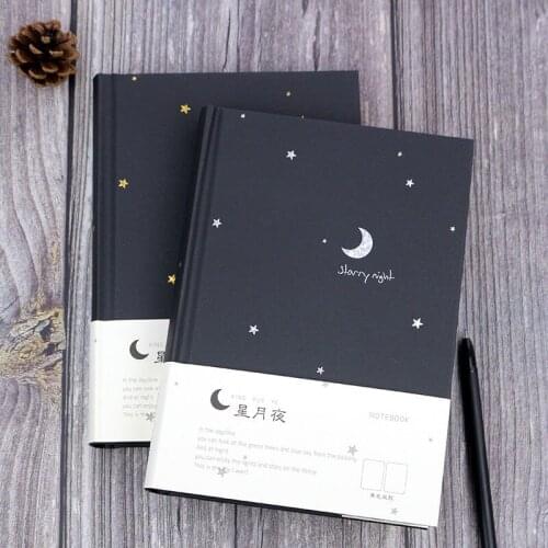 Black Kraft Notebook Black Paper 128 Sheets 130*185mm All Black Inner Pages Graffiti Hand Book Creative DIY Hand-Painted Diary
