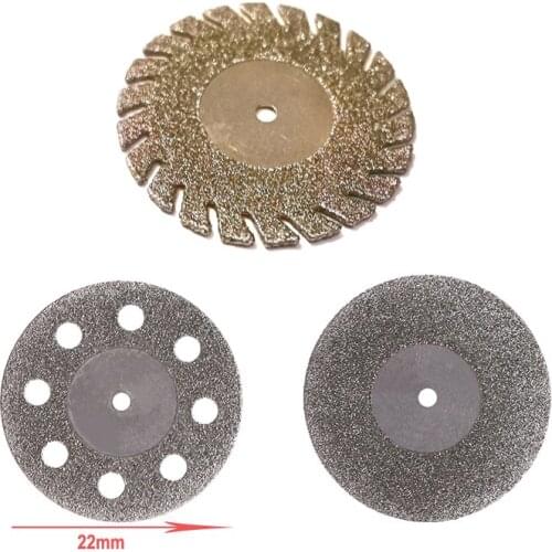40pcs dental lab Dental Diamond Coated Cut-Off Polishing Wheel Solid Saw Disc Rotary Tool
