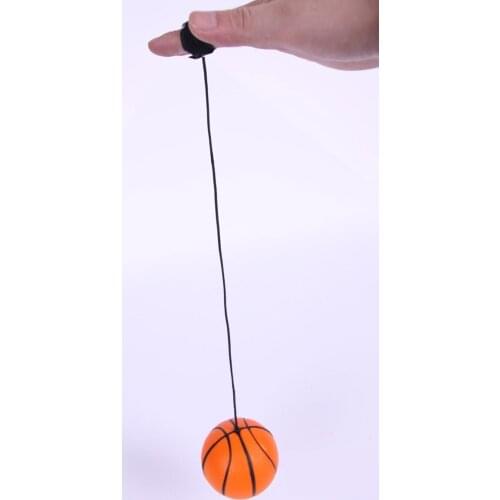 Elastic PU finger juggling balls rubber foam yo-yo ball lot of 6 finger shooter pinata toy loot bag fillers kids party favor