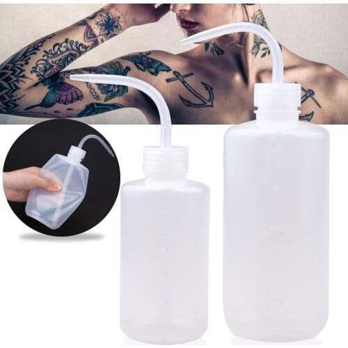 250/500ml Tattoo Clean Bottle Diffuser Squeeze Eyelash Cleaning Wash Bottles Non-Spray Cups Permanent Makeup Tattoo Accessories