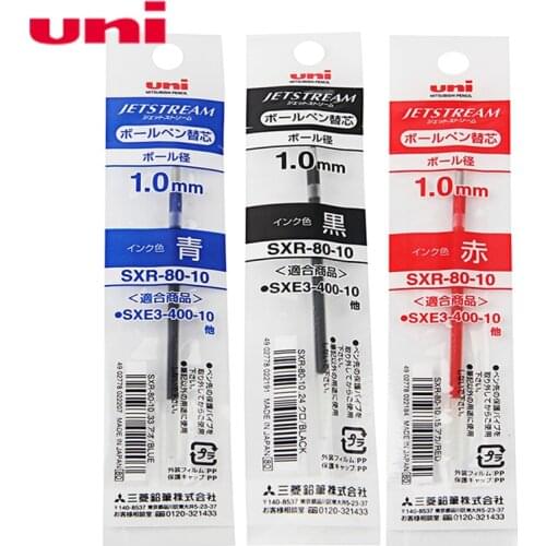 12 Pieces Mitsubishi Uni SXR-80-10 1.0mm Gel Pen Refill Super Smooth Writing Stationery Office accessories School supplies 2018