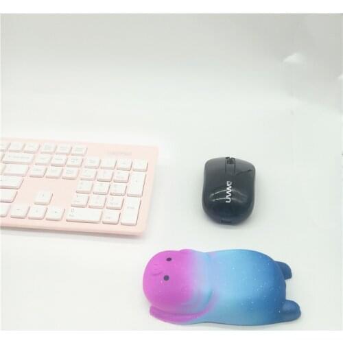 Cute Pig Shape Mouse Pad With Wrist Rest Care Ergonomic Memory Mini Portable Computer Gameing Accessories For Office Laptop