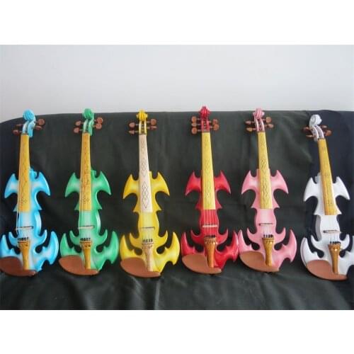 Beautiful color SONG Brand Crazy-1 art streamline 4/4 electric violin