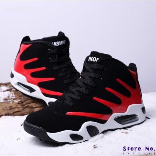 2020 Fashion Mens Casual Shoes Winter Sneakers Height Increasing Air Cushion Krasovki Comfortable Rubber Shoes For Adult Plush