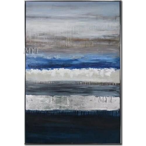 Wall Art Home Decor Modern Landscape Oil Painting On Canvas Unframe Home Decoration 100% Handpainted Paintings No Framed