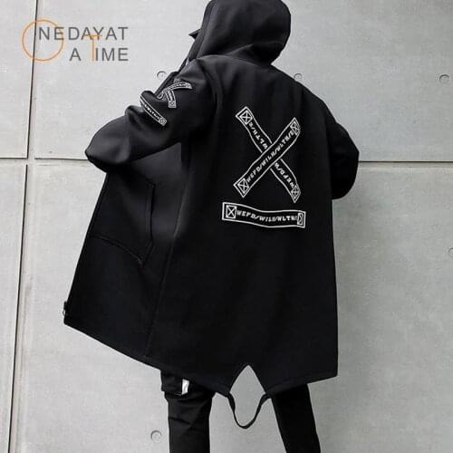NEDAYATATIME Men's Long Jackets