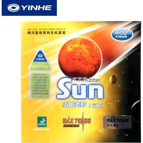 Original Yinhe Milky Way Galaxy Sun Pips-in Table Tennis Pingpong Rubber With Sponge