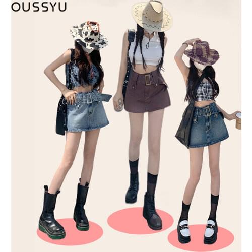 OUSSYU Women's Mini Skirts
