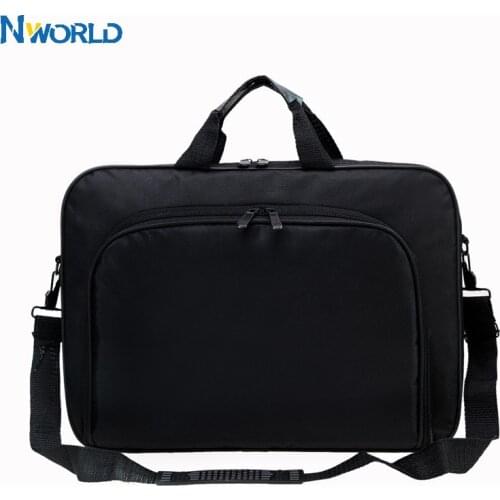 Laptop Bag Business Portable Nylon Computer Handbags Laptop Shoulder Handbag Zipper Shoulder Simple Style
