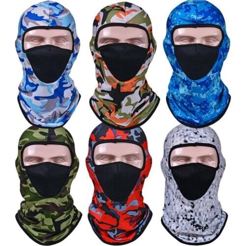Tactical Camouflage Balaclava Full Face Mask CS Scarf Army Hunting Cycling Sports Helmet Military Cap Windproof Headwear Hat