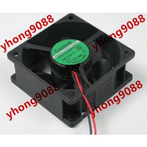 SUNON KD1206PTV1 DC 12V 1.8W 60x60x25mm Server Cooling Fan