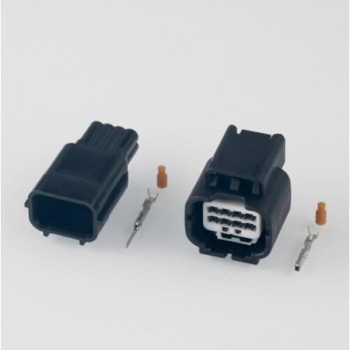 100 sets 8 Pin 7282-2148-30 Auto Headlight Socket Automotive Radar Cable Connector Female Male Waterproof Plug DJ7088K-0.6-11/21