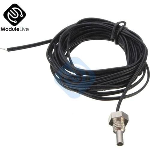2M 200CM NTC 10k TEMP Sensor Probe Wire Extension Cable Wire for Temperature Controller CF Temp
