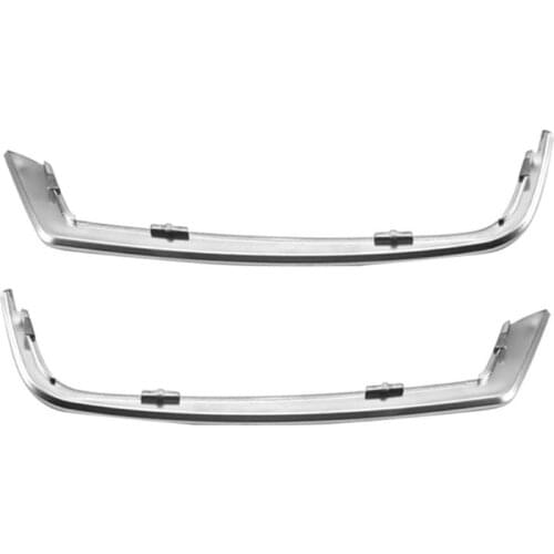 2pcs Front Door Speaker Cover Gap Trim Silver ABS Interior Mouldings for BMW 5 Series F10 2011-2013 Car Interior Accessories