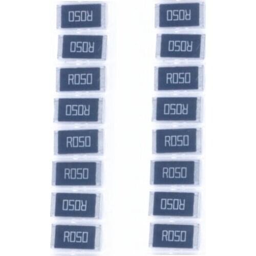 50 pcs 2512 SMD Resistor 1W 0.05 ohm 0.05R R050 1% 2512 Chip Resistor High Precision