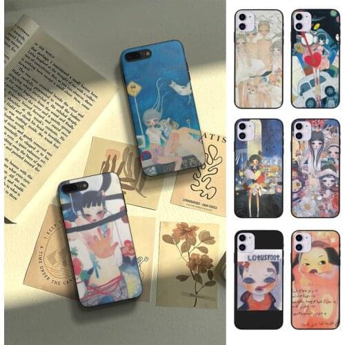 Aya Takano Phone Case Fundas Shell Cover For Samsung A51 A52 A71 A72 A80 A91 A20E A32 A31 A21 A11 For S21