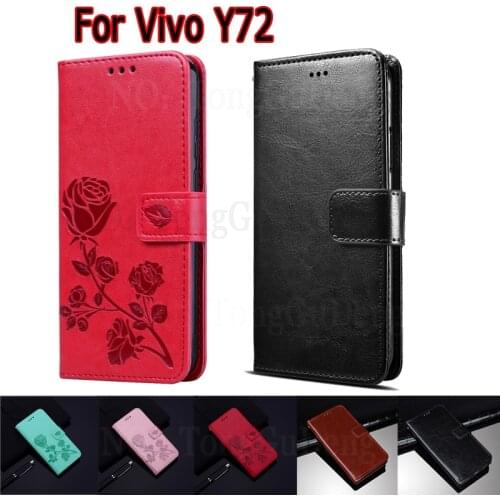 Flip Case For Vivo Y72 V2041 Cover Phone Protective Shell Funda On Vivo Y 72 Case Stand Wallet Leather Book Etui Hoesje Capa Bag