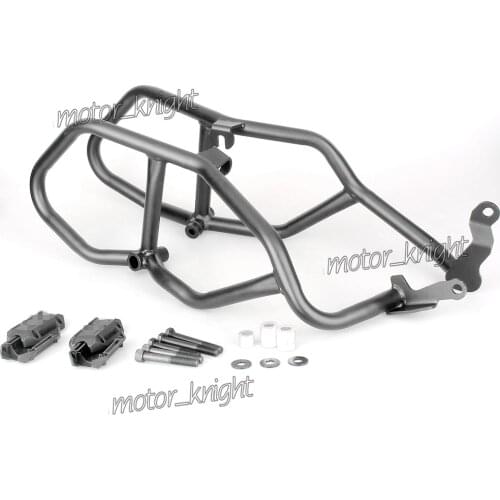 BLACK CRASH BARS ENGINE GUARDS For Yamaha MT-09 TRACER MT09 MT 09 FJ09 FJ-09 2016 2015 2014