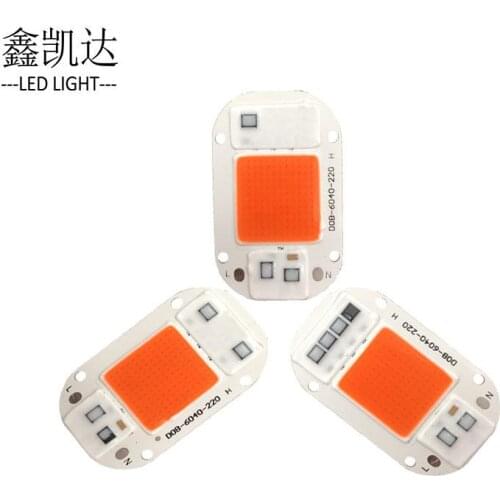 COB LED Lamp Chip Diode Grow Plant Light High Pressure 220V 20W 30W 50W LED Beads Lamp Full Spectrum No Need Driver