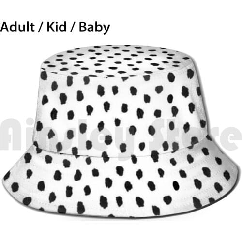 Dalmatian Sun Hat Foldable UV Protection Blue Pink Trendy Vsco Aesthetic Instagram Cool Pretty Pinterest Pinterest Goals