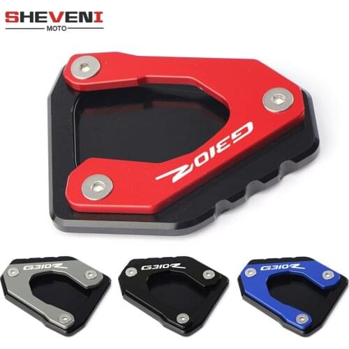 For BMW G310R G310 R 2017 2018 Motorcycle CNC Kickstand Foot Side Stand Extension Pad Support Plate Enlarge