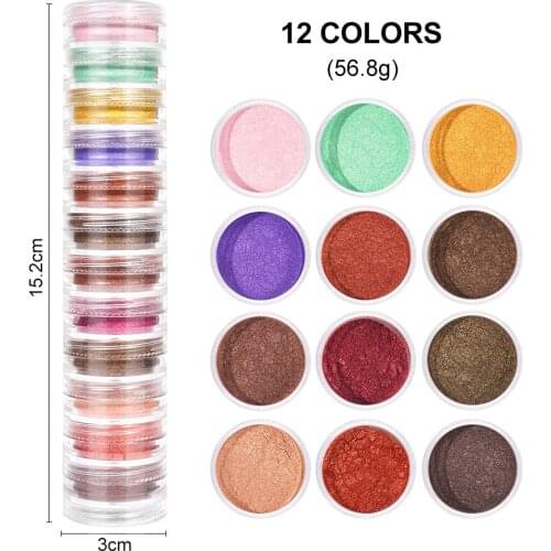 Chrome Dust DIY Polish Manicure For Nails Design Neon Brown Pigment Powder Fluorescent Nail Shinny Glitter