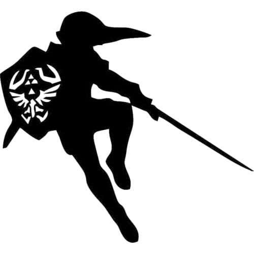 Personality Zelda Sword Car Sticker Windshield Bumper Motorcycle Decal High Quality KK Vinyl Cover Scratches Waterproof PVC
