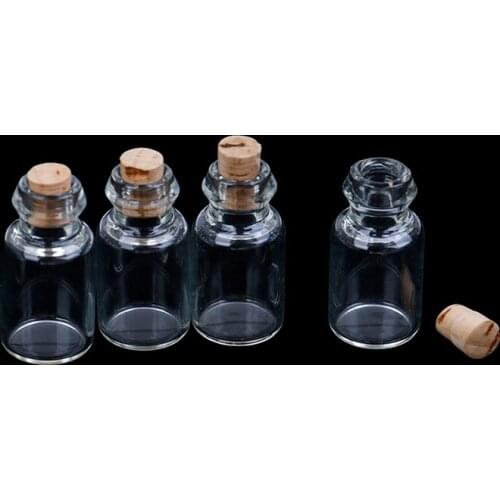 1:12 Scale 4Pcs DIY Parts glass Transparent minature empty glass bottle Dollhouse Craft Home Decoration simulation Glass Model