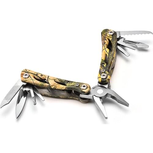 Multi Plier Wire Stripper Folding Plier Outdoor Camping Multitool Pocket Mini Portable Folding Pliers