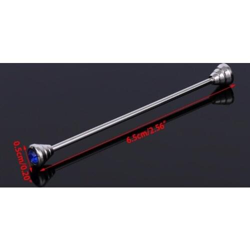 Mens Shirt Collar Pin Necktie Tie Clip Clasp Brooch Bar Barbell Lapel Stick New R7RF