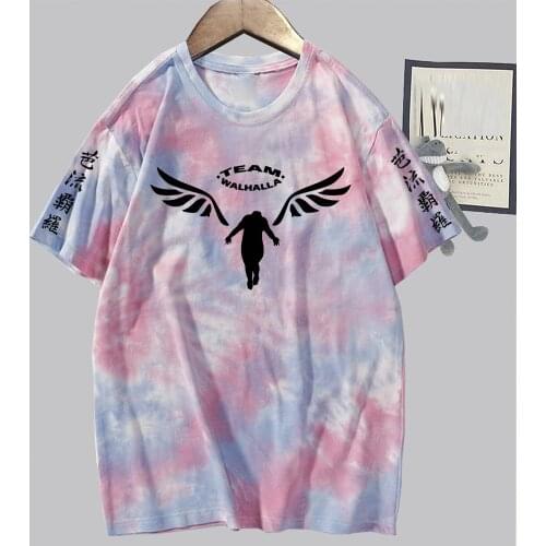 Tokyo Revengers Tshirt Round Neck Cartoon Style Shirt Men and Women Loose Top