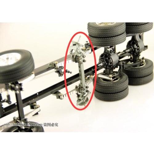 1/14 Scale Engineering tractor vehicle trailer Unpowered axle For tamiya lesu MAN SCANIA R620 R470 6x6 8x8 10x10 8x4