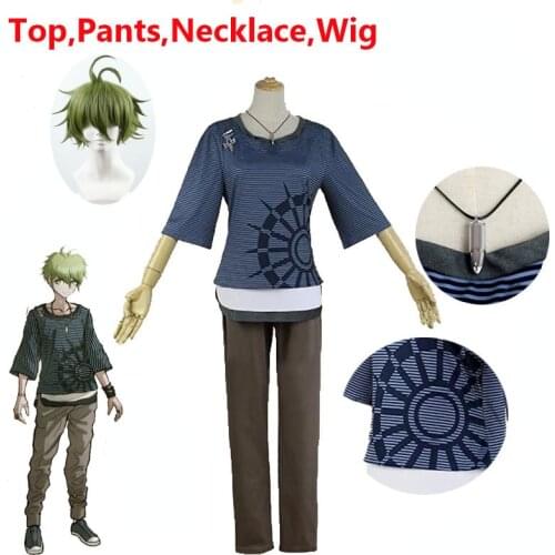 New Danganronpa V3 Rantaro Amami Cosplay Costume Uniform Danganronpa V3-Kill Harmony Halloween Party Costumes Full Set